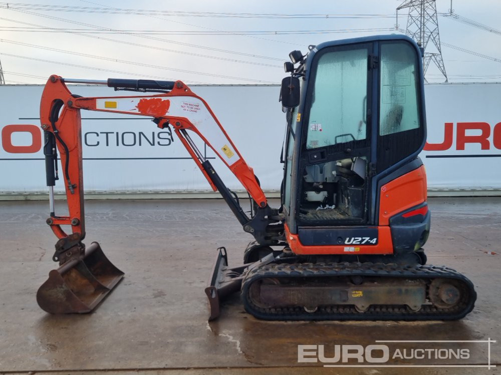 2016 Kubota U27-4 - Miniescavatore: foto 2 2016 Kubota U27-4 - Miniescavatore: foto 2