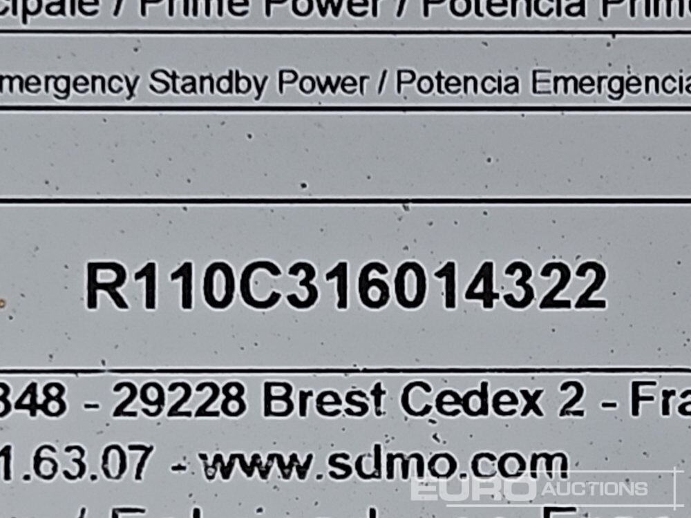 Gruppo elettrogeno 2016 SDMO R110C3: foto 28