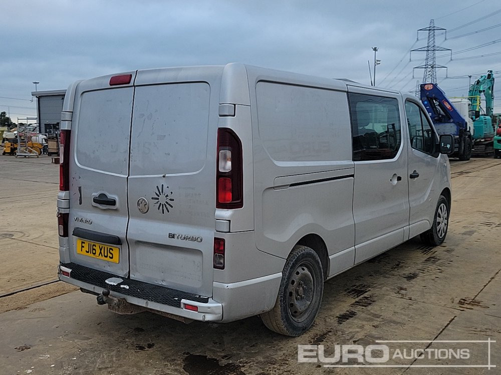 2016 Vauxhall Vivaro 2900 - Furgone chiuso, Furgone doppia cabina: foto 5 2016 Vauxhall Vivaro 2900 - Furgone chiuso, Furgone doppia cabina: foto 5