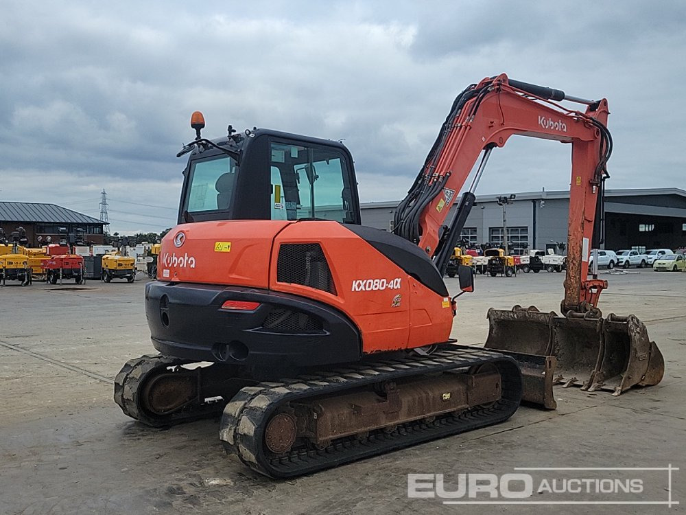 2017 Kubota KX080-4A - Miniescavatore: foto 5 2017 Kubota KX080-4A - Miniescavatore: foto 5
