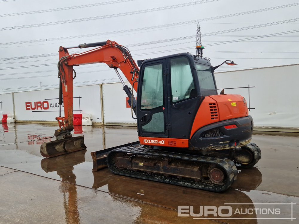 2017 Kubota KX080-4A - Miniescavatore: foto 3 2017 Kubota KX080-4A - Miniescavatore: foto 3