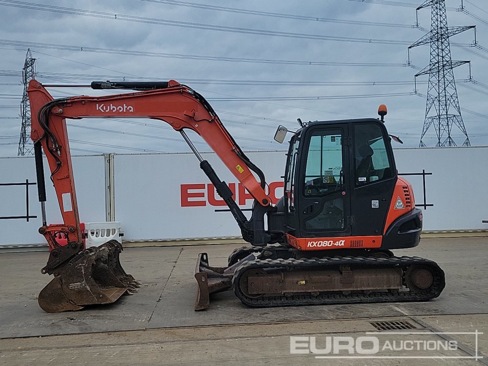 2017 Kubota KX080-4A - Miniescavatore: foto 2 2017 Kubota KX080-4A - Miniescavatore: foto 2