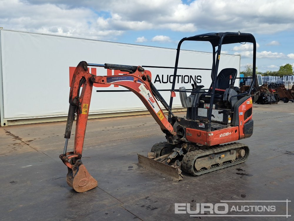 2018 Kubota KX018-4 - Miniescavatore: foto 1 2018 Kubota KX018-4 - Miniescavatore: foto 1