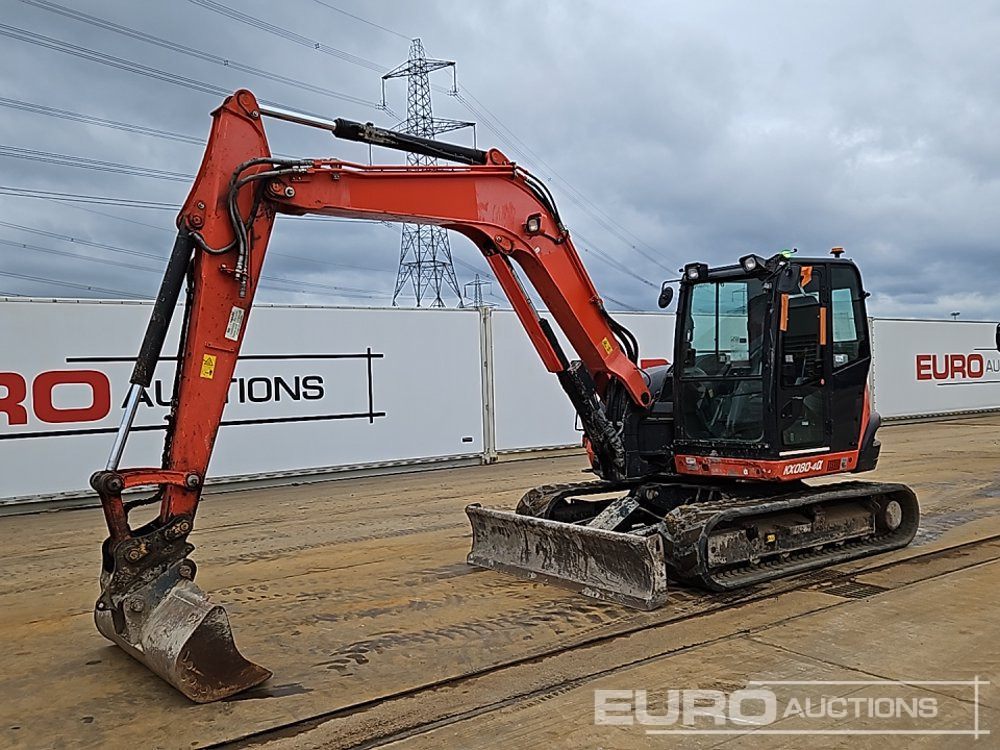 2018 Kubota KX080-4A - Miniescavatore: foto 1 2018 Kubota KX080-4A - Miniescavatore: foto 1