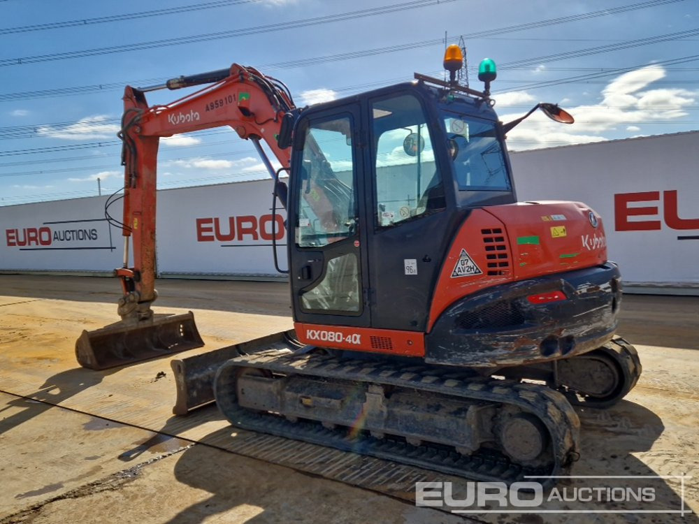 2018 Kubota KX080-4A - Miniescavatore: foto 3 2018 Kubota KX080-4A - Miniescavatore: foto 3