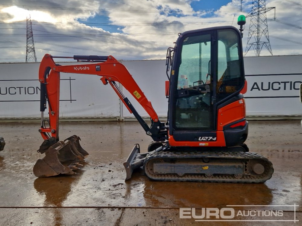 2018 Kubota U27-4 - Miniescavatore: foto 2 2018 Kubota U27-4 - Miniescavatore: foto 2