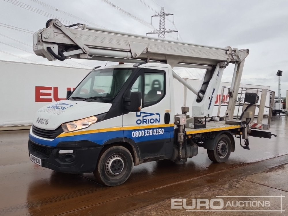 2019 Iveco 6 Speed Access Platform Van, Stabilsers, Multitel MZ250 Articulated Telescopic Boomlift, (Damaged Boom) (Reg. Docs. Available) - Pulmino: foto 1 2019 Iveco 6 Speed Access Platform Van, Stabilsers, Multitel MZ250 Articulated Telescopic Boomlift, (Damaged Boom) (Reg. Docs. Available) - Pulmino: foto 1