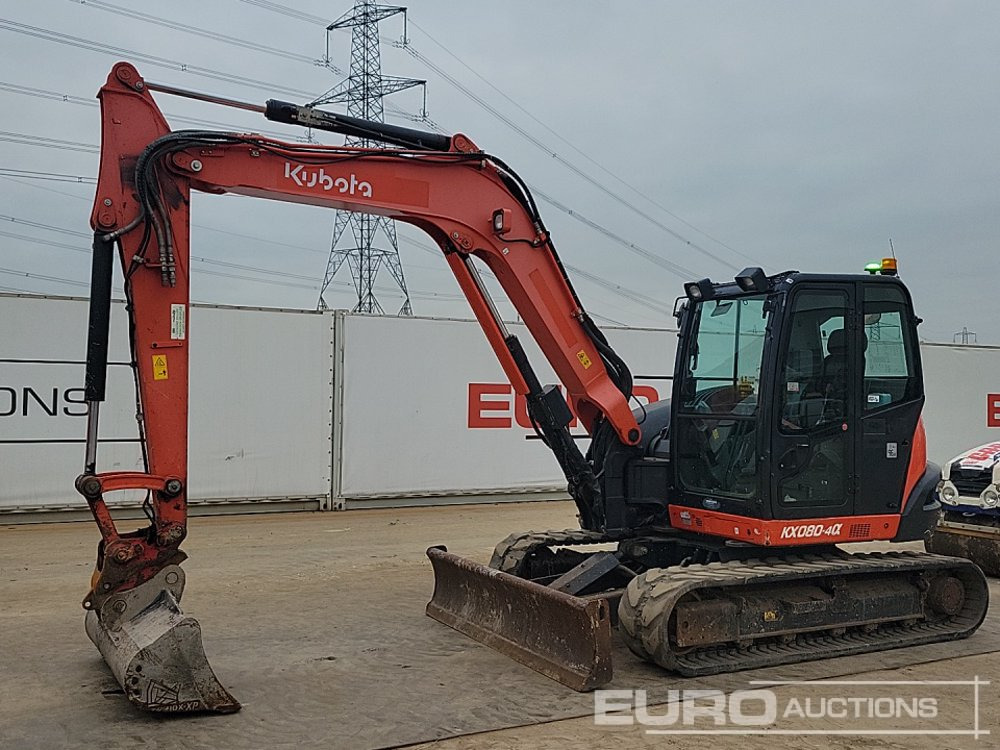 2019 Kubota KX080-4A - Miniescavatore: foto 1 2019 Kubota KX080-4A - Miniescavatore: foto 1