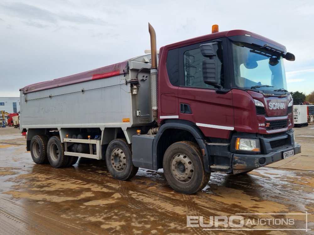 Autocarro ribaltabile 2019 Scania P410XT: foto 7