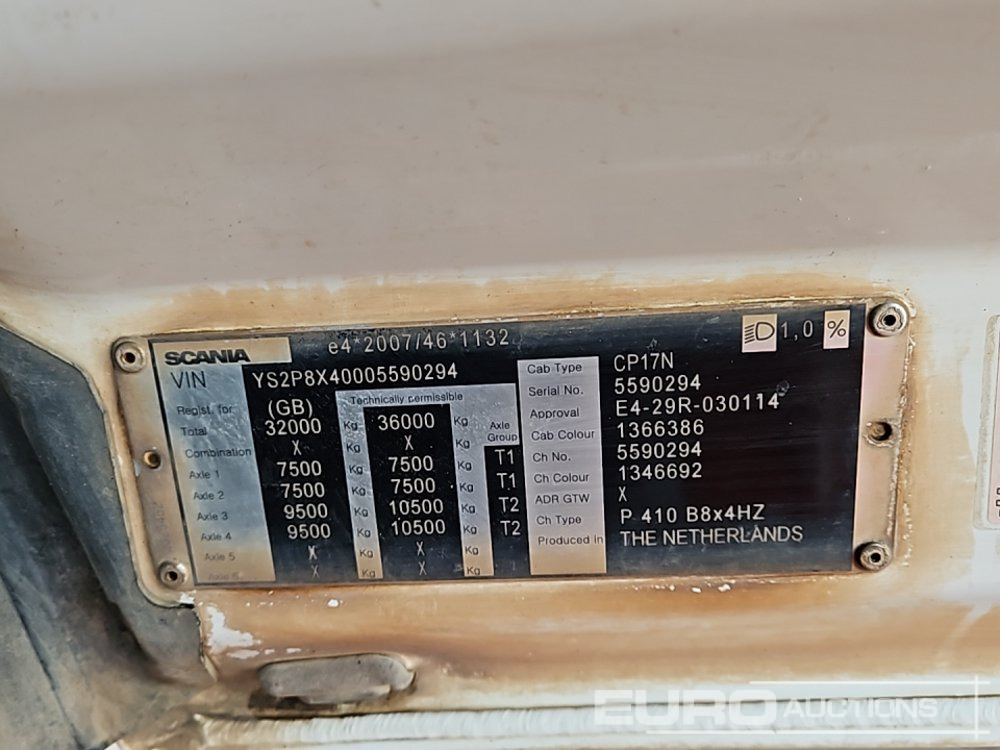 Autocarro ribaltabile 2020 Scania P410XT: foto 36