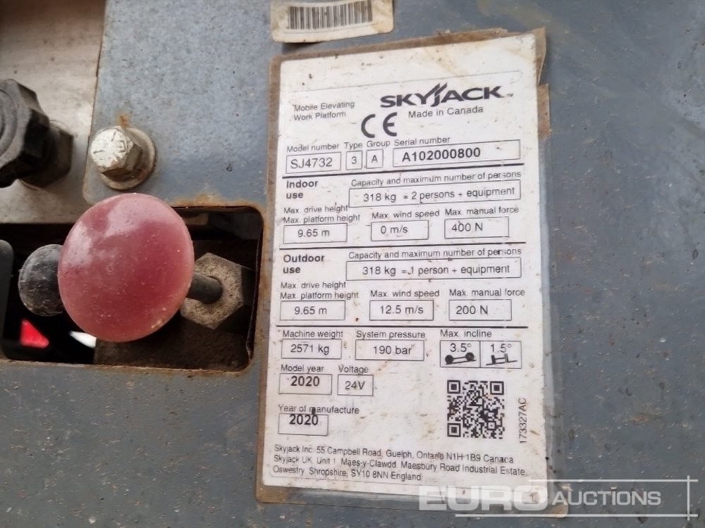 Piattaforma aerea 2020 SkyJack SJ4732
SJ16: foto 27