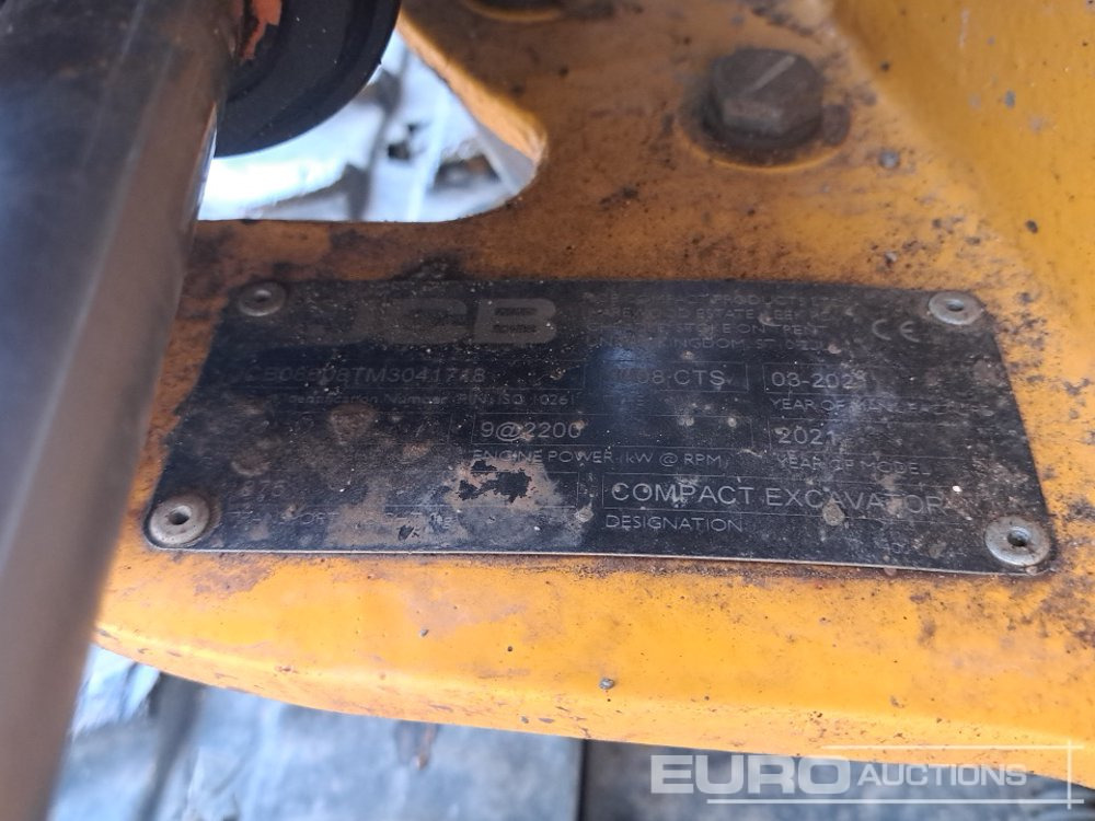Miniescavatore 2021 JCB 8008CTS: foto 44