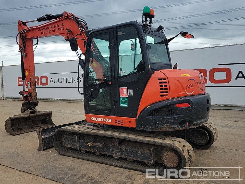 2021 Kubota KX080-4A2 - Miniescavatore: foto 3 2021 Kubota KX080-4A2 - Miniescavatore: foto 3