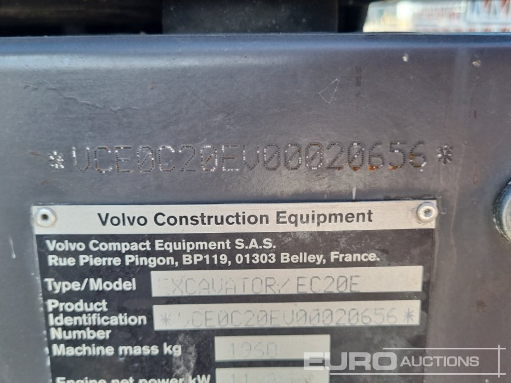 2021 Volvo EC20E - Miniescavatore: foto 1 2021 Volvo EC20E - Miniescavatore: foto 1