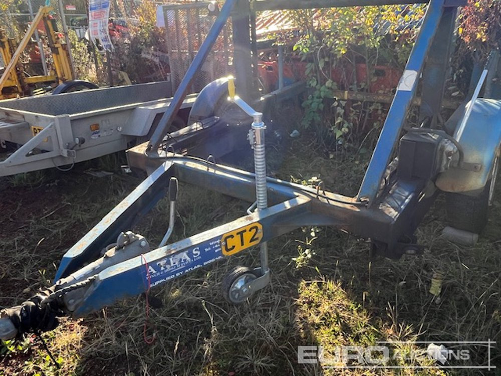 Atlas Single axle Cable Drum Trailer - Rimorchio trasporto macchine operatrici: foto 1 Atlas Single axle Cable Drum Trailer - Rimorchio trasporto macchine operatrici: foto 1