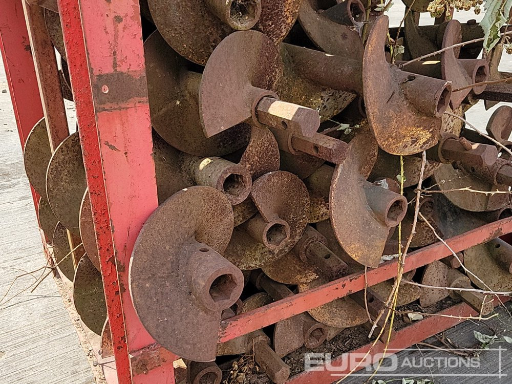 Attrezzatura per Escavatore Stillage of 11" Auger Flights: foto 13