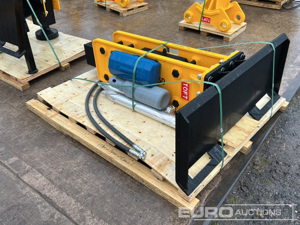 Unused 2025 TOFT TOFT680 Hydraulic Breaker to suit Skidsteer Loader - Attrezzatura per Escavatore: foto 2 Unused 2025 TOFT TOFT680 Hydraulic Breaker to suit Skidsteer Loader - Attrezzatura per Escavatore: foto 2
