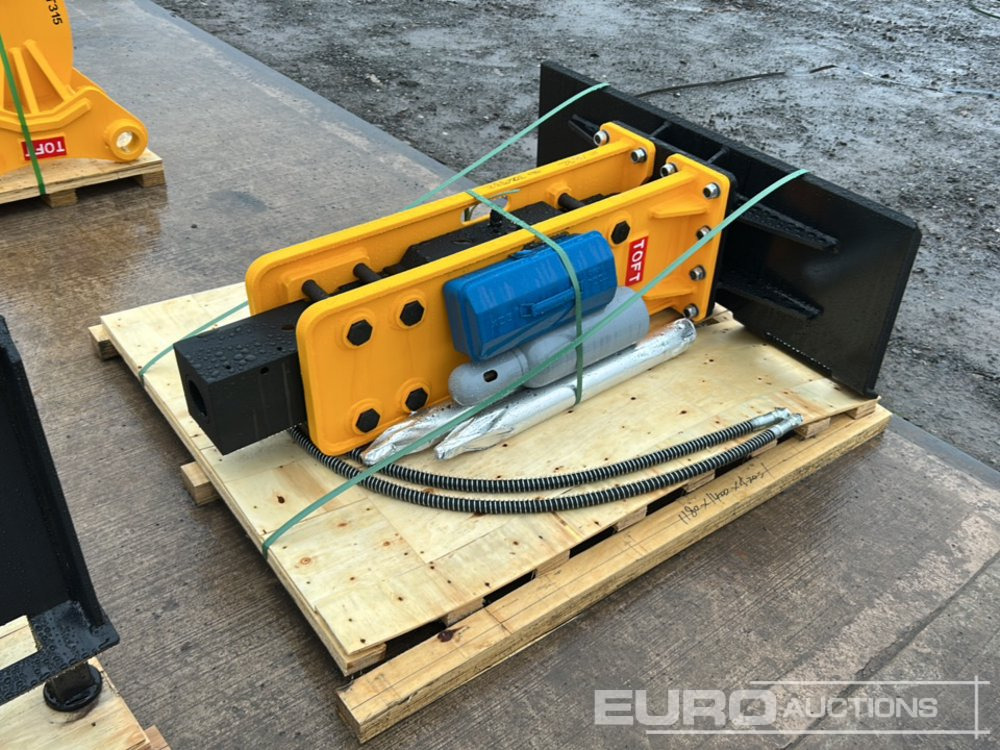 Unused 2025 TOFT TOFT680 Hydraulic Breaker to suit Skidsteer Loader - Attrezzatura per Escavatore: foto 1 Unused 2025 TOFT TOFT680 Hydraulic Breaker to suit Skidsteer Loader - Attrezzatura per Escavatore: foto 1