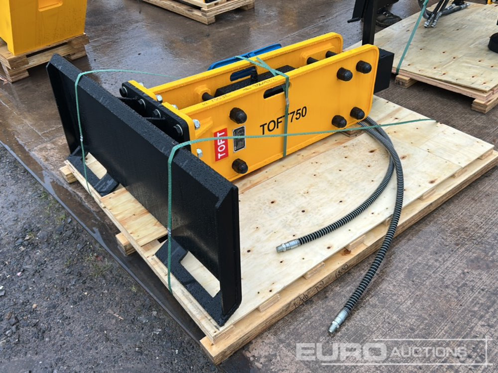 Unused 2025 TOFT TOFT680 Hydraulic Breaker to suit Skidsteer Loader - Attrezzatura per Escavatore: foto 3 Unused 2025 TOFT TOFT680 Hydraulic Breaker to suit Skidsteer Loader - Attrezzatura per Escavatore: foto 3