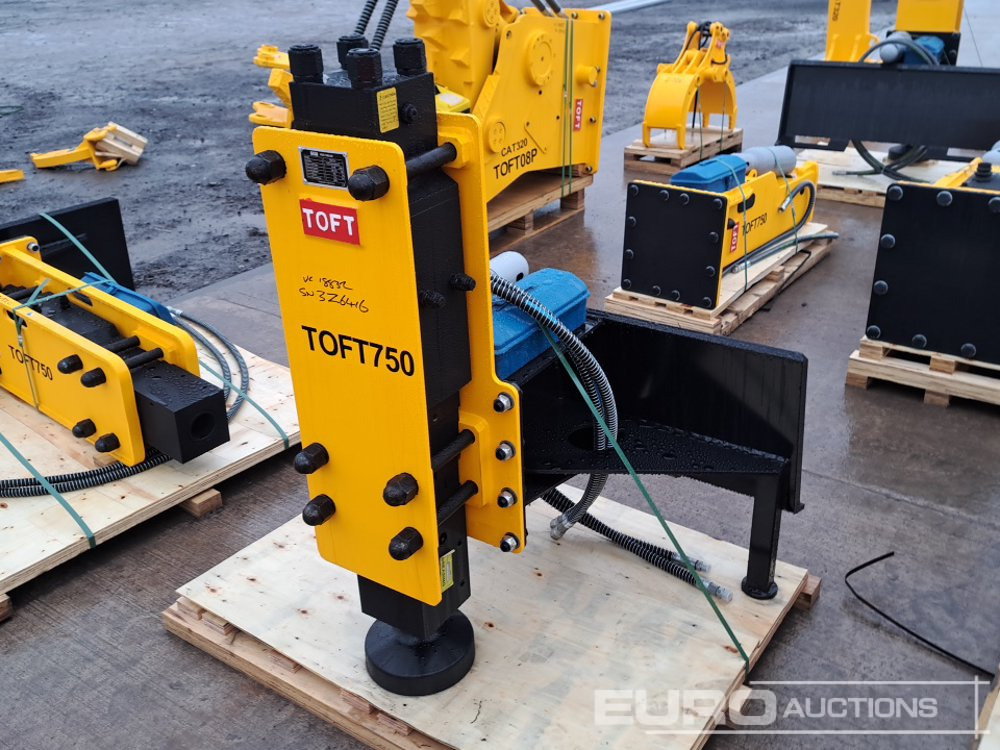 Unused 2025 TOFT TOFT750 Hydraulic Post Driver to suit Skidsteer Loader - Attrezzatura per Escavatore: foto 3 Unused 2025 TOFT TOFT750 Hydraulic Post Driver to suit Skidsteer Loader - Attrezzatura per Escavatore: foto 3