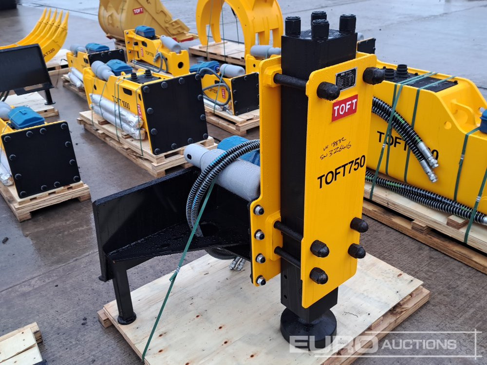 Unused 2025 TOFT TOFT750 Hydraulic Post Driver to suit Skidsteer Loader - Attrezzatura per Escavatore: foto 2 Unused 2025 TOFT TOFT750 Hydraulic Post Driver to suit Skidsteer Loader - Attrezzatura per Escavatore: foto 2