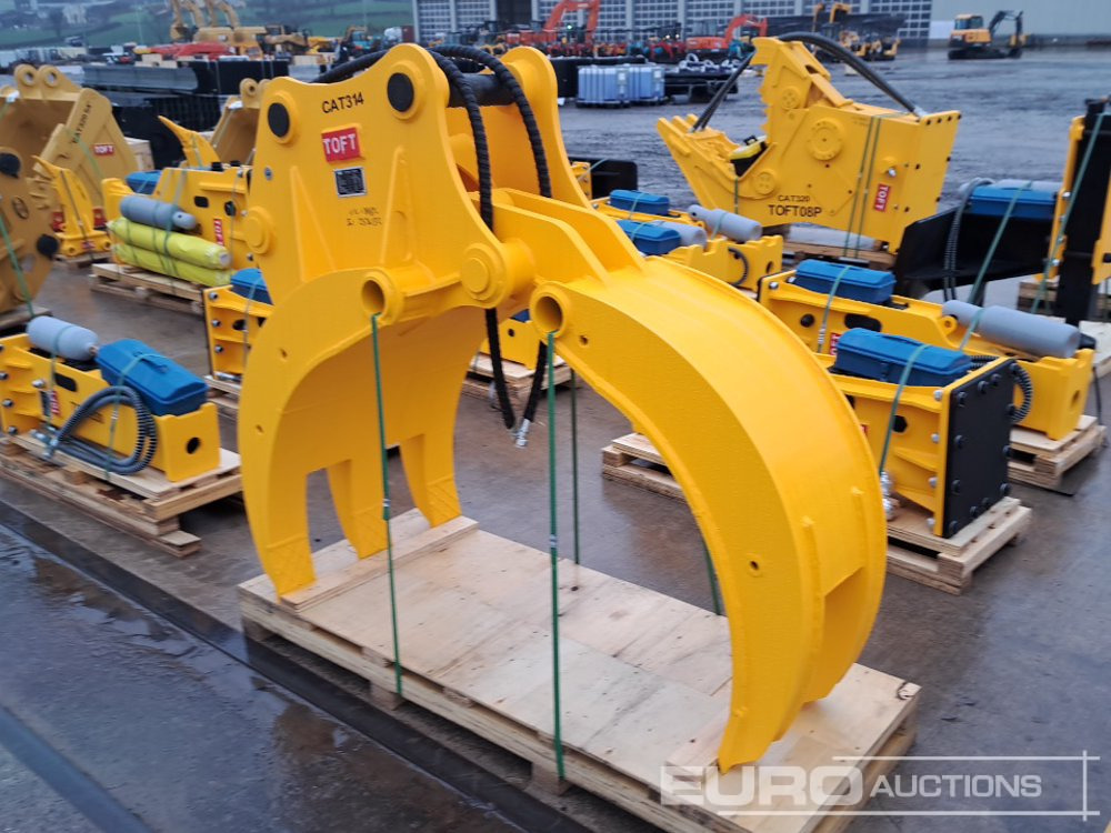 Unused 2025 Toft ASC65 Hydraylic 5 Tyne Grapple 65mm Pin to suit 13 Ton Excavator - Attrezzatura per Escavatore: foto 4 Unused 2025 Toft ASC65 Hydraylic 5 Tyne Grapple 65mm Pin to suit 13 Ton Excavator - Attrezzatura per Escavatore: foto 4
