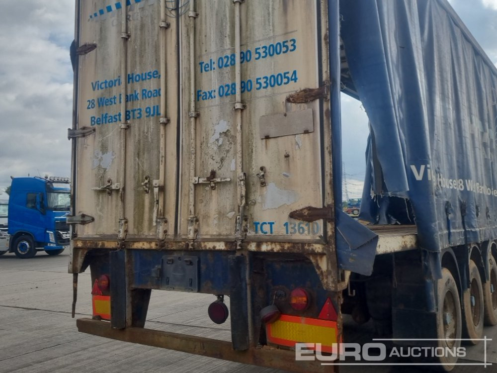 Semirimorchio centinato Fruehauf Tri Axle Curtainsider Trailer: foto 16