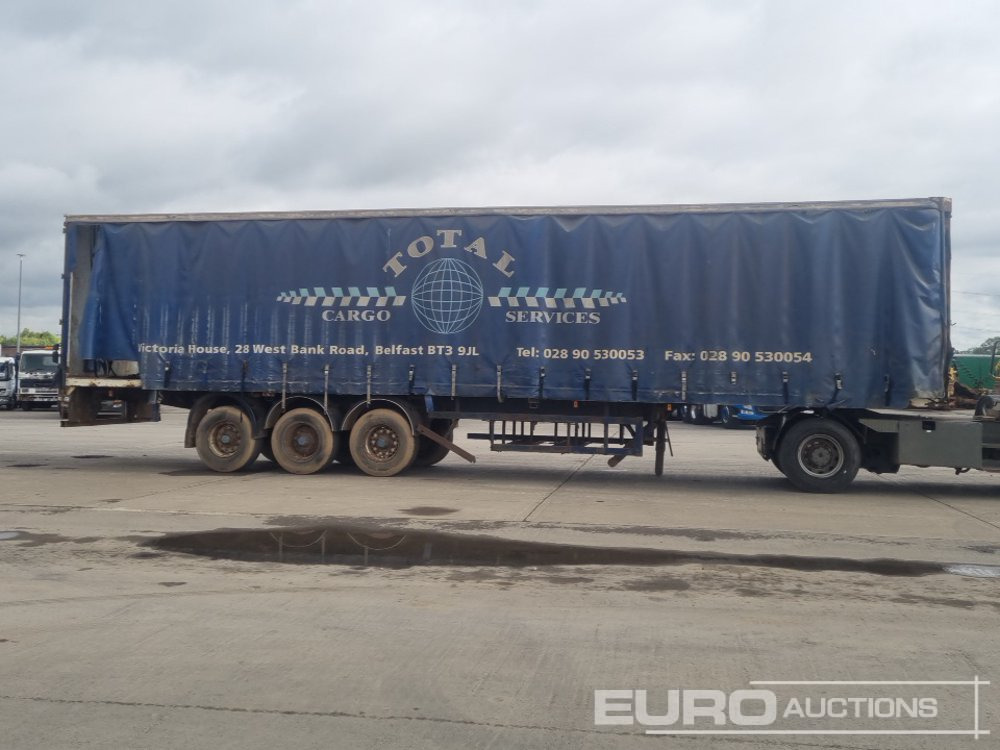 Semirimorchio centinato Fruehauf Tri Axle Curtainsider Trailer: foto 7