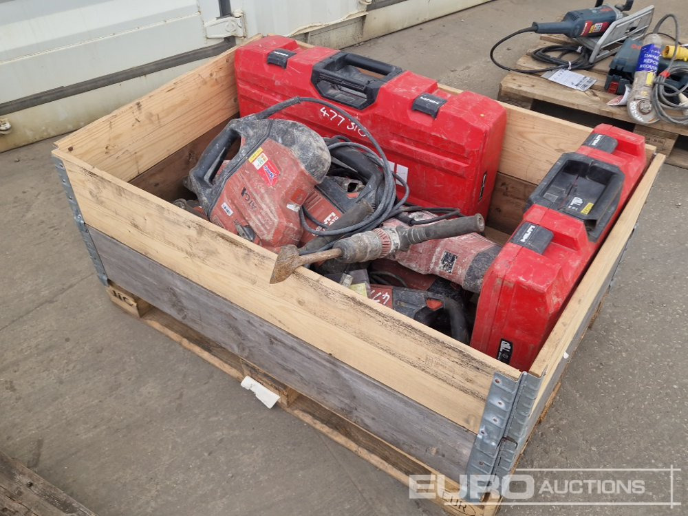 Hilti 110 Volt TE1000 Breaker (5 of), TE80 Hammer Drill/Breaker (2 of), TE60 Hammer Drill/Breaker (2 of) - Attrezzatura da costruzione: foto 1 Hilti 110 Volt TE1000 Breaker (5 of), TE80 Hammer Drill/Breaker (2 of), TE60 Hammer Drill/Breaker (2 of) - Attrezzatura da costruzione: foto 1