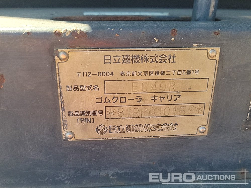 Dumper cingolato Hitachi EG40R: foto 38