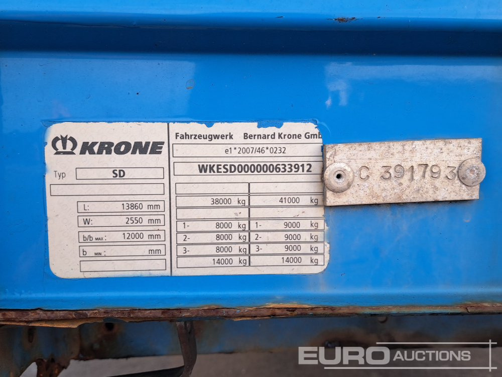 Semirimorchio centinato Krone SD: foto 16