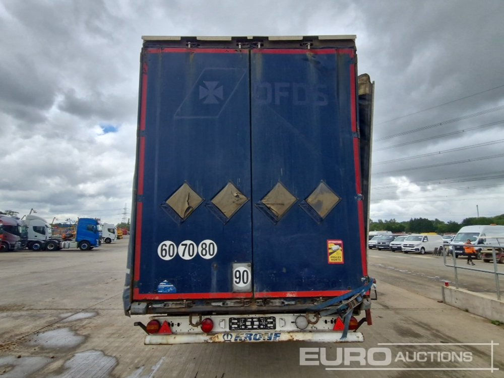 Krone Tri Axle Curtain Sider Trailer - Semirimorchio centinato: foto 4 Krone Tri Axle Curtain Sider Trailer - Semirimorchio centinato: foto 4