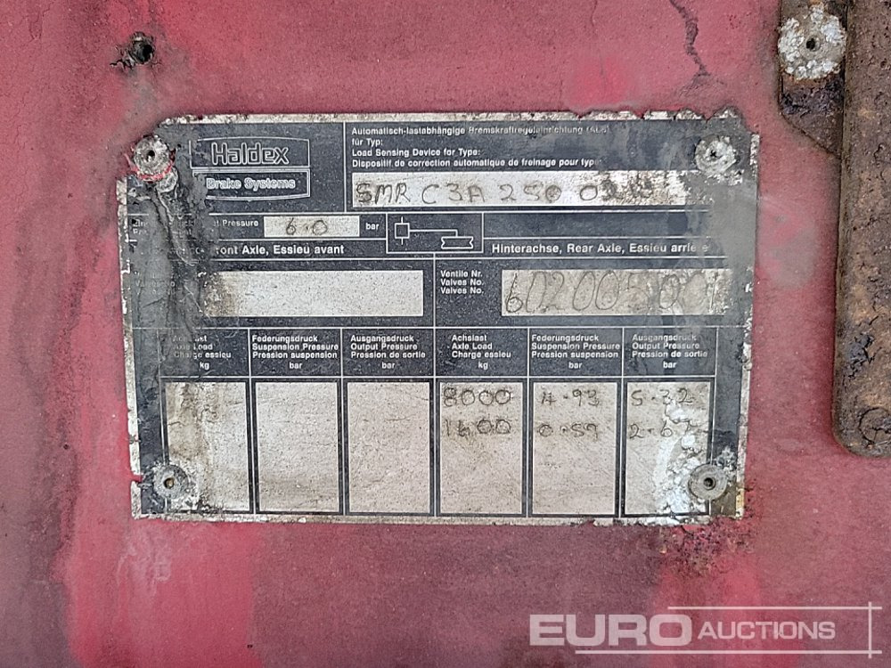 Semirimorchio cassonato/ Pianale Montracon Tri Axle Flat Bed Trailer: foto 42