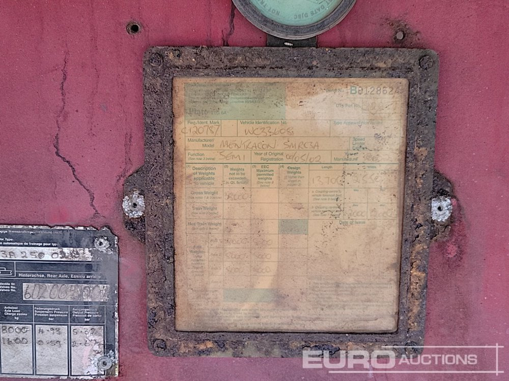 Semirimorchio cassonato/ Pianale Montracon Tri Axle Flat Bed Trailer: foto 40