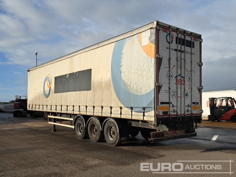 SDC 45' Tri Axle Curtainsider, BPW Axles - Semirimorchio centinato: foto 3 SDC 45' Tri Axle Curtainsider, BPW Axles - Semirimorchio centinato: foto 3