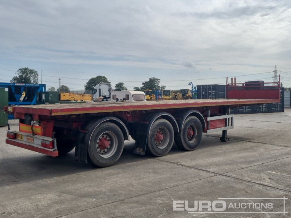 SDC Trailer Tri Axle Flatbed Trailer, Rear Axle Steer - Semirimorchio cassonato/ Pianale: foto 5 SDC Trailer Tri Axle Flatbed Trailer, Rear Axle Steer - Semirimorchio cassonato/ Pianale: foto 5