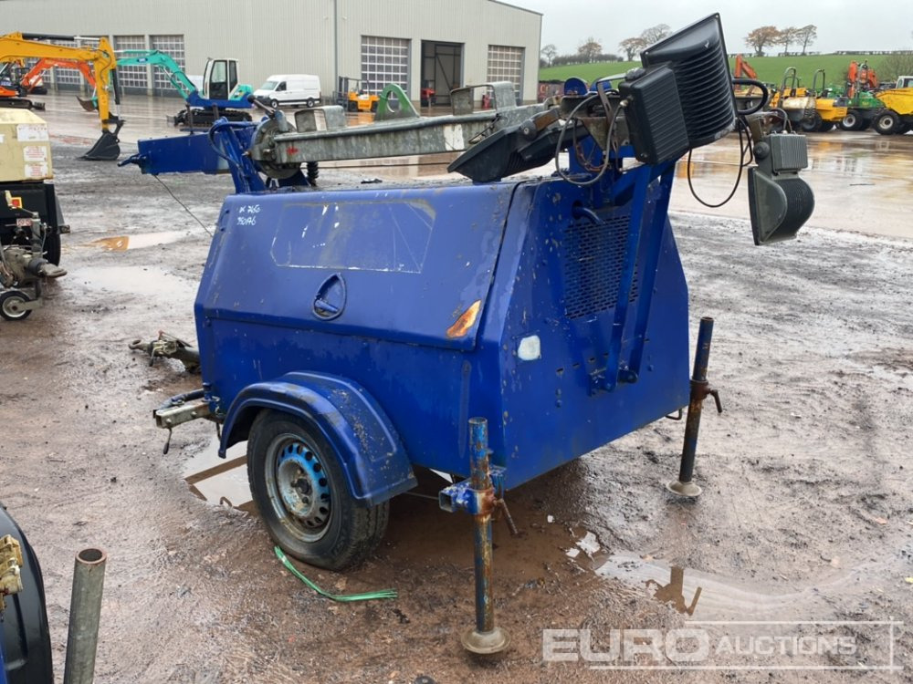 SMC Single Axle LED Lighting Tower, Kubota Engine - Torre faro: foto 2 SMC Single Axle LED Lighting Tower, Kubota Engine - Torre faro: foto 2