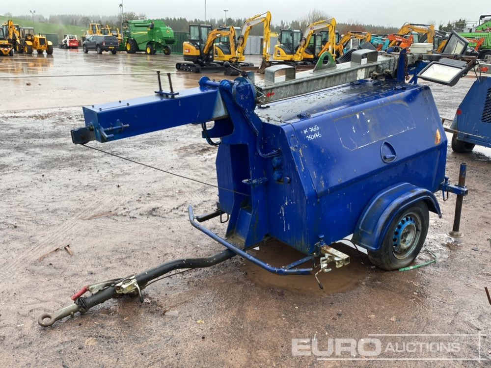 SMC Single Axle LED Lighting Tower, Kubota Engine - Torre faro: foto 1 SMC Single Axle LED Lighting Tower, Kubota Engine - Torre faro: foto 1