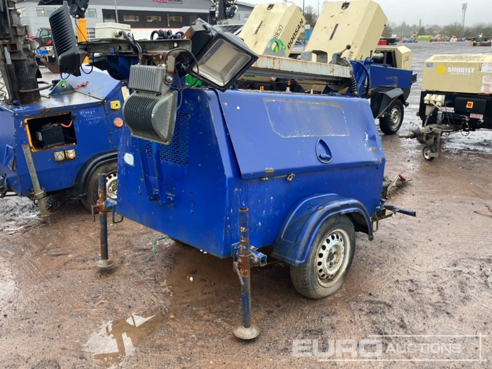 SMC Single Axle LED Lighting Tower, Kubota Engine - Torre faro: foto 3 SMC Single Axle LED Lighting Tower, Kubota Engine - Torre faro: foto 3