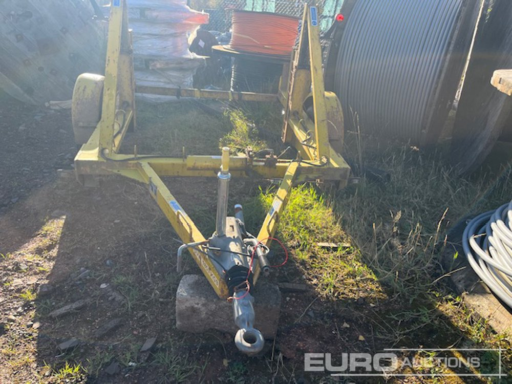 Seb International "CD40" Single Axle Cable Drum Trailer - Rimorchio trasporto macchine operatrici: foto 2 Seb International "CD40" Single Axle Cable Drum Trailer - Rimorchio trasporto macchine operatrici: foto 2