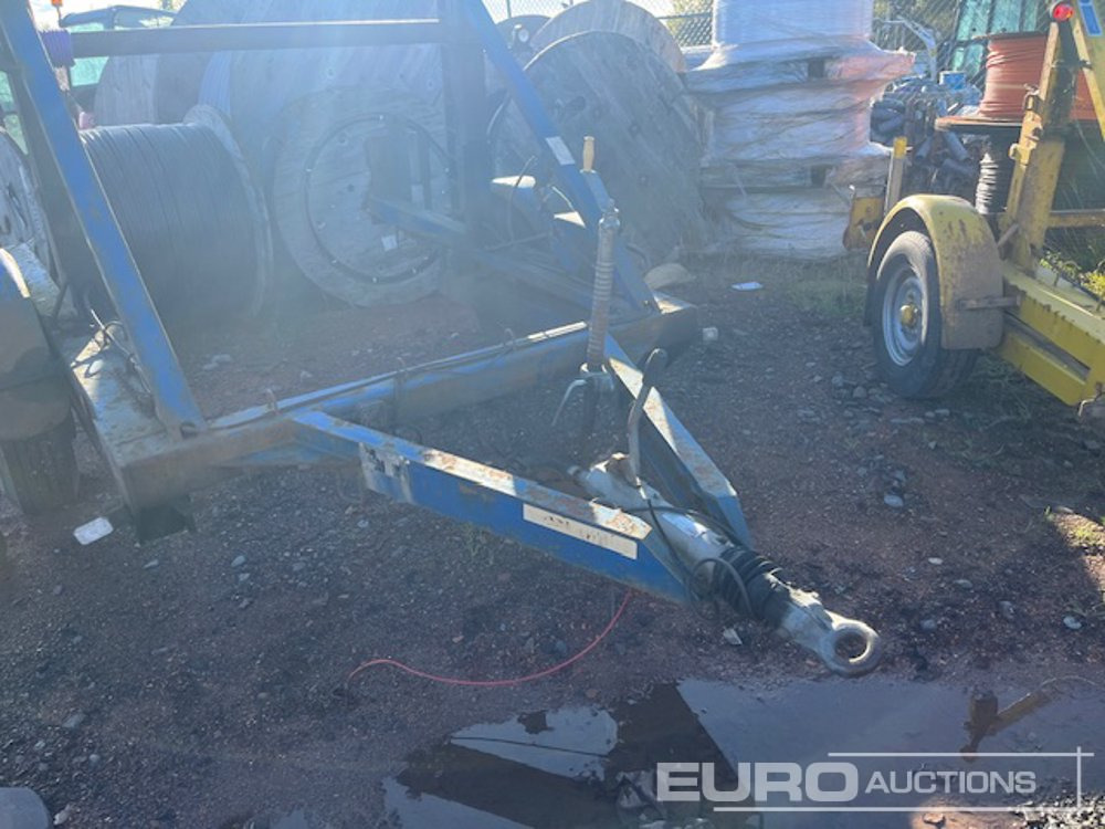 Seb International "CD70" Single axle Cable Drum Trailer - Rimorchio trasporto macchine operatrici: foto 2 Seb International "CD70" Single axle Cable Drum Trailer - Rimorchio trasporto macchine operatrici: foto 2