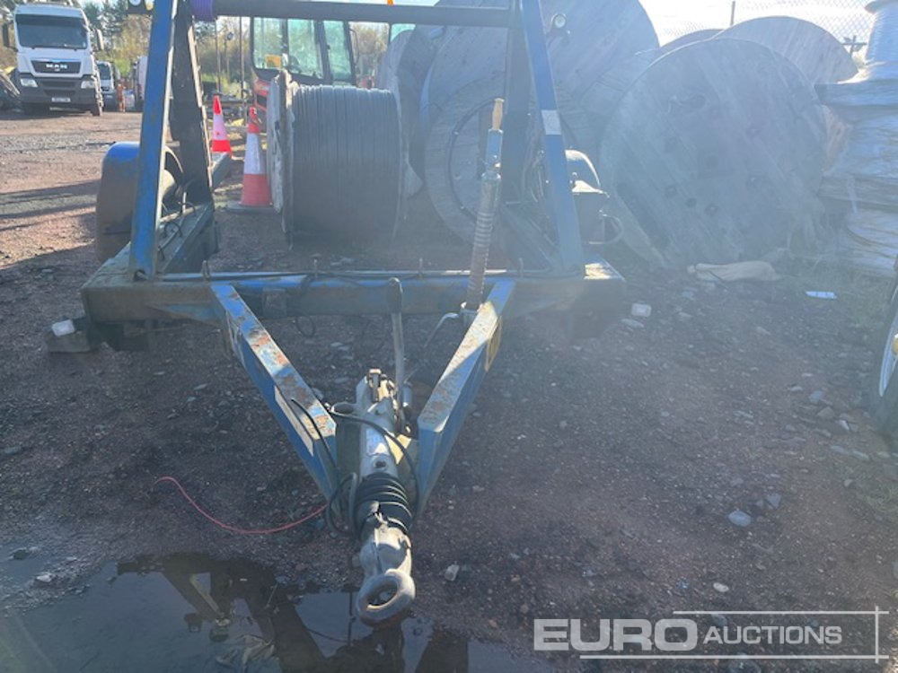 Seb International "CD70" Single axle Cable Drum Trailer - Rimorchio trasporto macchine operatrici: foto 3 Seb International "CD70" Single axle Cable Drum Trailer - Rimorchio trasporto macchine operatrici: foto 3