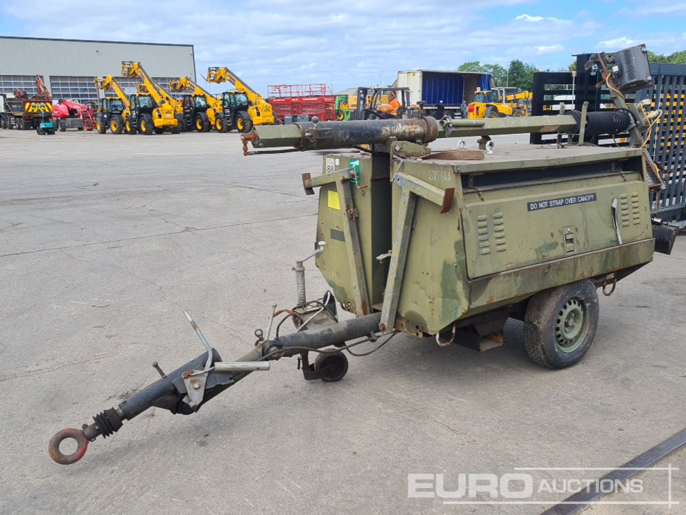 Single Axle Lighting Tower, Kubota Engine - Torre faro: foto 1 Single Axle Lighting Tower, Kubota Engine - Torre faro: foto 1