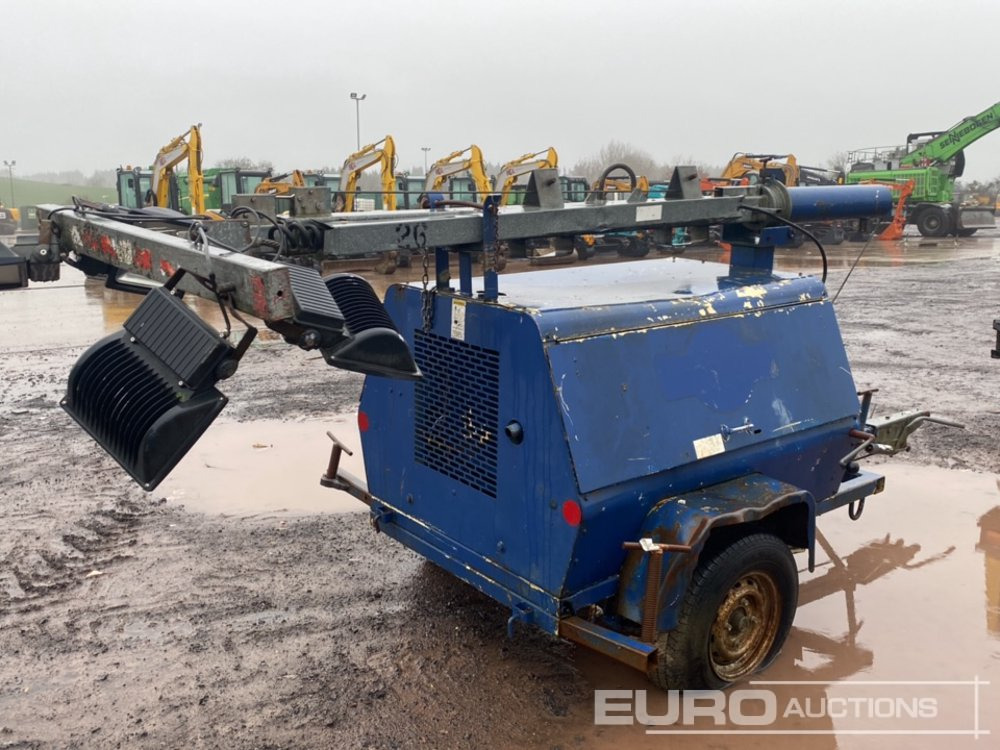 Terex Amida Single Axle LED Lighting Tower, Kubota Engine - Torre faro: foto 5 Terex Amida Single Axle LED Lighting Tower, Kubota Engine - Torre faro: foto 5