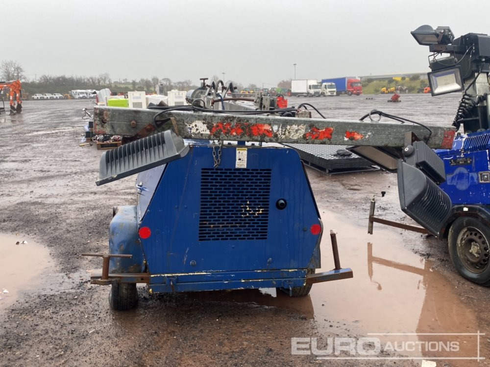 Terex Amida Single Axle LED Lighting Tower, Kubota Engine - Torre faro: foto 4 Terex Amida Single Axle LED Lighting Tower, Kubota Engine - Torre faro: foto 4