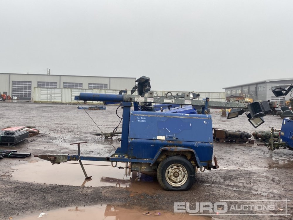 Terex Amida Single Axle LED Lighting Tower, Kubota Engine - Torre faro: foto 2 Terex Amida Single Axle LED Lighting Tower, Kubota Engine - Torre faro: foto 2