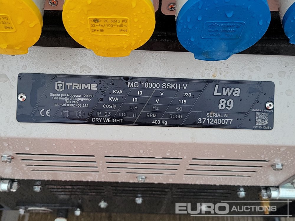 Gruppo elettrogeno Trime MG 10000 SSKH-V: foto 26