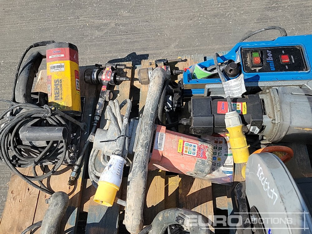 Attrezzatura da costruzione Unibor 110 Vot Mag Drill, Alfra Rotabest 110 Volt Mag Drill, 110 Volt Paddle Mixer (3 of), 100Volt Evolution Cut off Saw, 110 Volt REMS Sander: foto 12