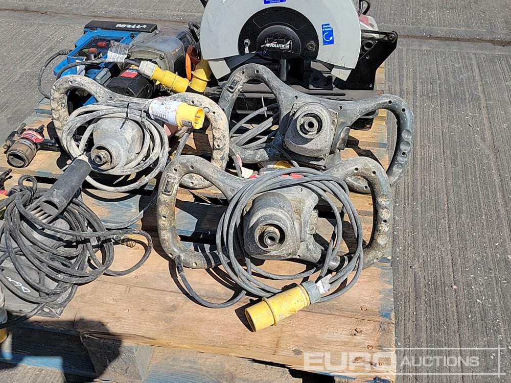 Attrezzatura da costruzione Unibor 110 Vot Mag Drill, Alfra Rotabest 110 Volt Mag Drill, 110 Volt Paddle Mixer (3 of), 100Volt Evolution Cut off Saw, 110 Volt REMS Sander: foto 10