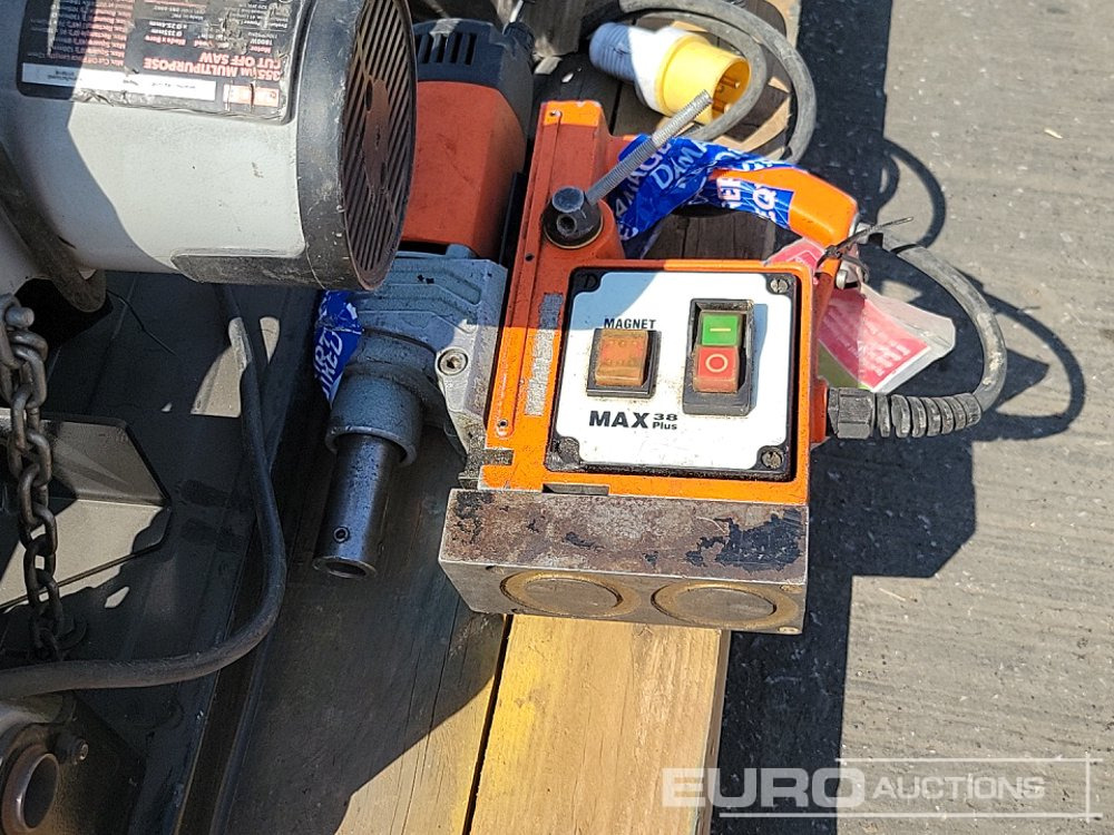 Attrezzatura da costruzione Unibor 110 Vot Mag Drill, Alfra Rotabest 110 Volt Mag Drill, 110 Volt Paddle Mixer (3 of), 100Volt Evolution Cut off Saw, 110 Volt REMS Sander: foto 22